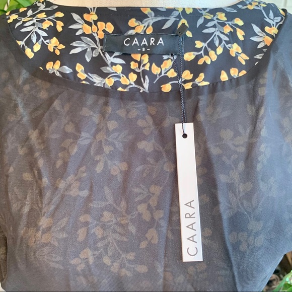 Caara Cristal Long Sleeve Floral Wrap Dress - Picture 9 of 10